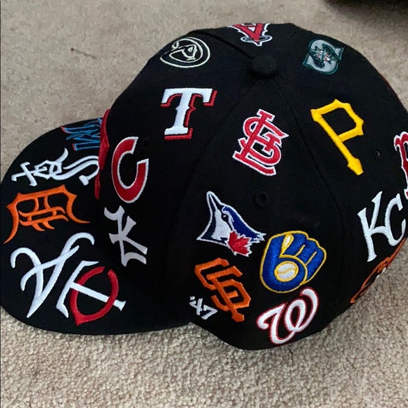 MLB all over team embroidered hat! Japan exclusive - Picture 3 of 4